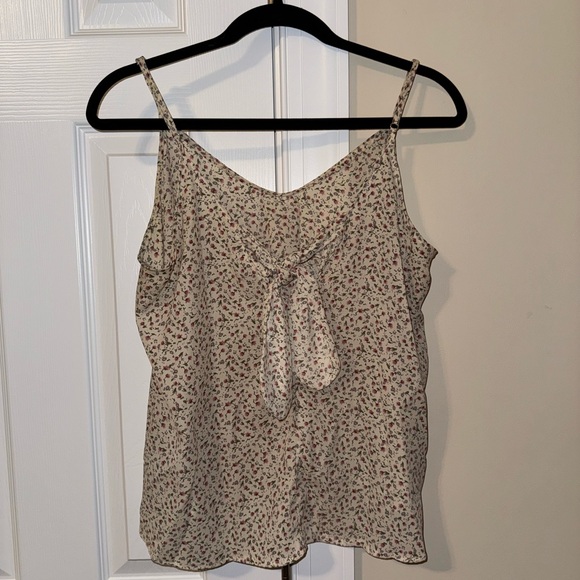 Lush Tops - Lush Cream Floral Camisole Top